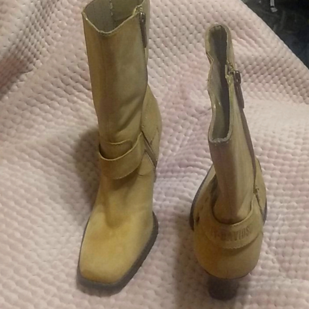 Suede  harley davidson female boot's